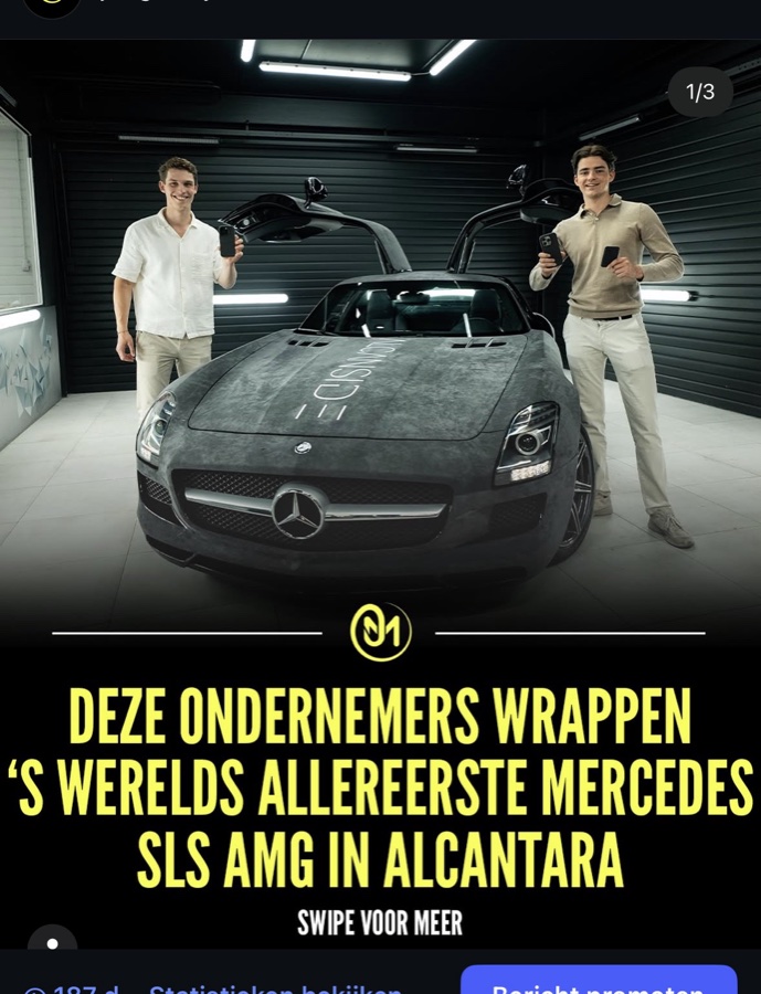 Alcanside SLS AMG post